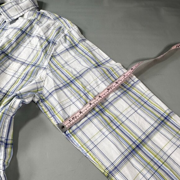 Tatuum Adamus Regular Fit Classic Shirt Mens Window Pane Plaid Button Up - Picture 11 of 16